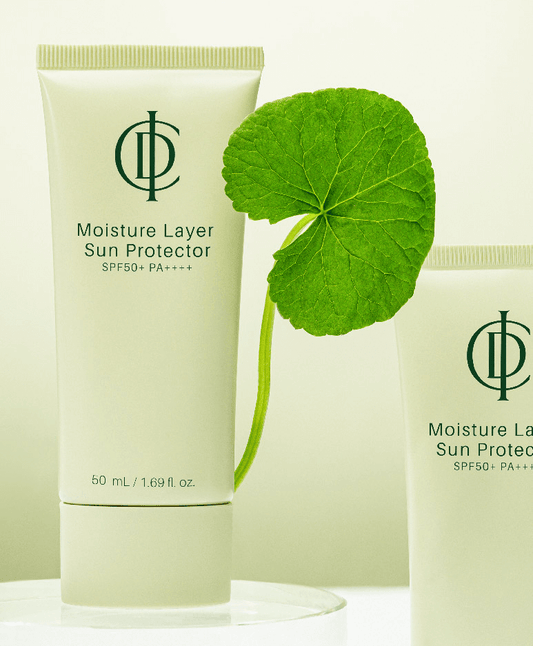 Riman ICD Moisture Layer Sunscreen with SPF 50+ and hydrating properties on display.