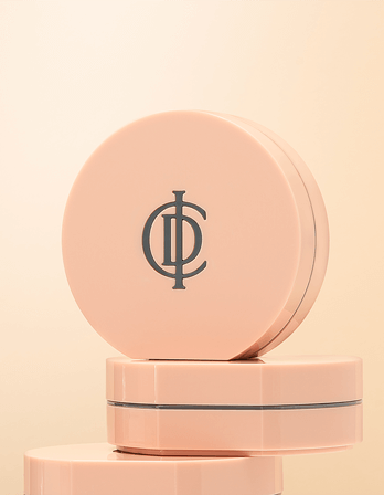 ICD Makeup Luminous Glow Cushion packaging in pink with logo, showcasing elegant design for radiant, dewy coverage.
