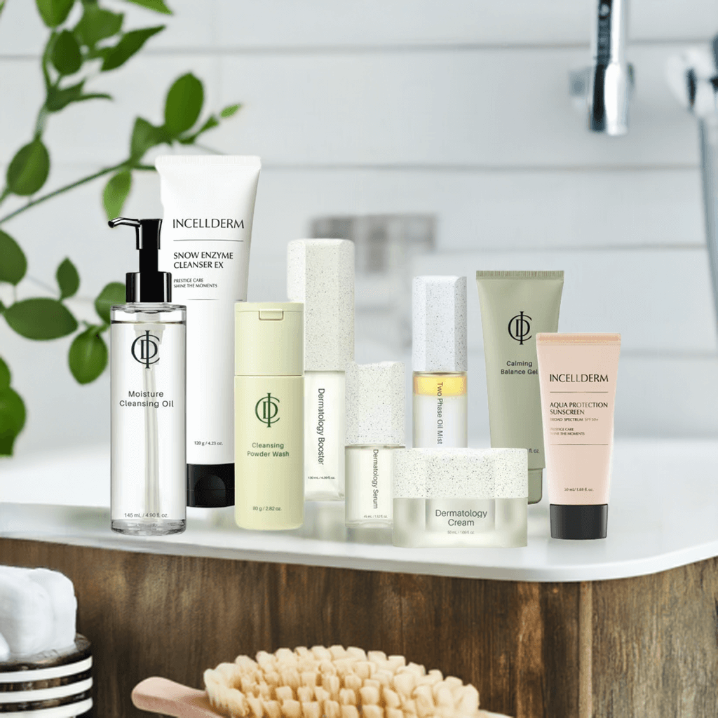 Riman ICD Expert Ritual Set featuring cleansing and moisturizing products for a radiant skincare routine.