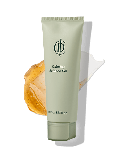 Calming Balance Gel for soothing skin, part of the Riman ICD Expert Ritual Set, 100ml tube.