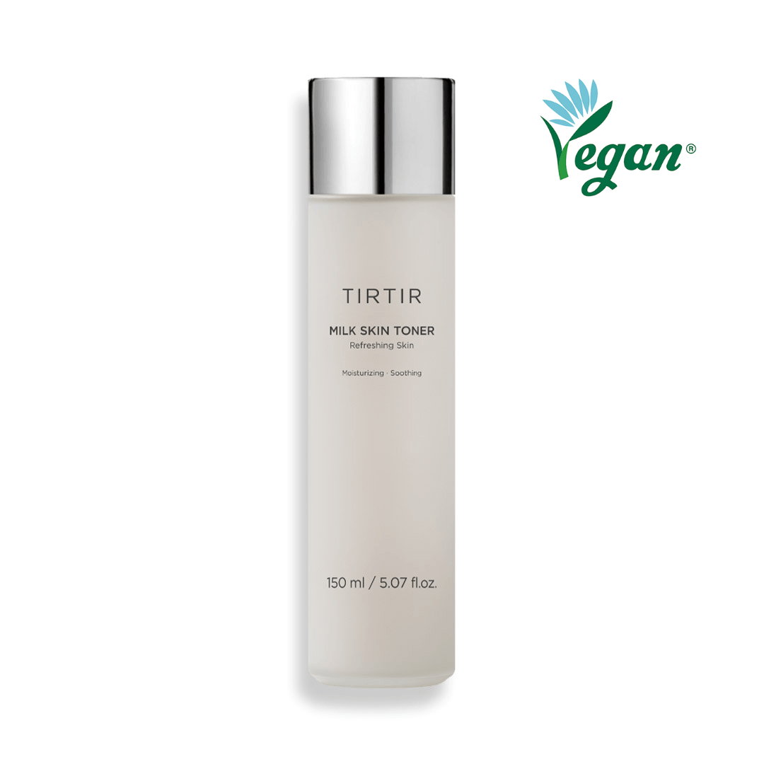 TIRTIR Milk Skin Toner | Korean Skincare Products in a sleek bottle, 150 ml with vegan certification.