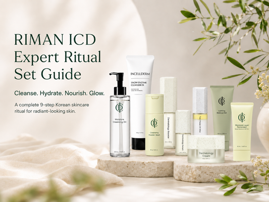 RIMAN ICD Expert Ritual Set: The Complete 9-Piece Korean Skincare Ritual, From Double Cleanse to SPF