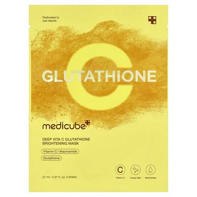 Medicube Deep Vita C Glutathione Brightening Beauty Mask
