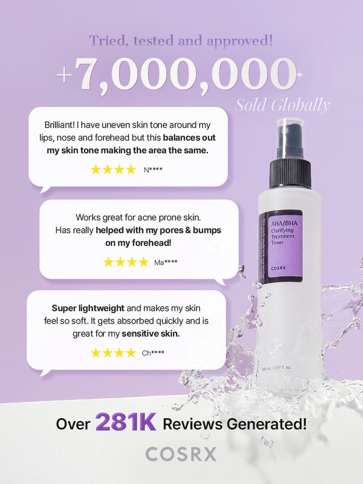 COSRX AHA/BHA Clarifying Treatment Toner