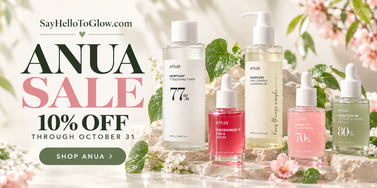 ANUA Korean skincare collection
