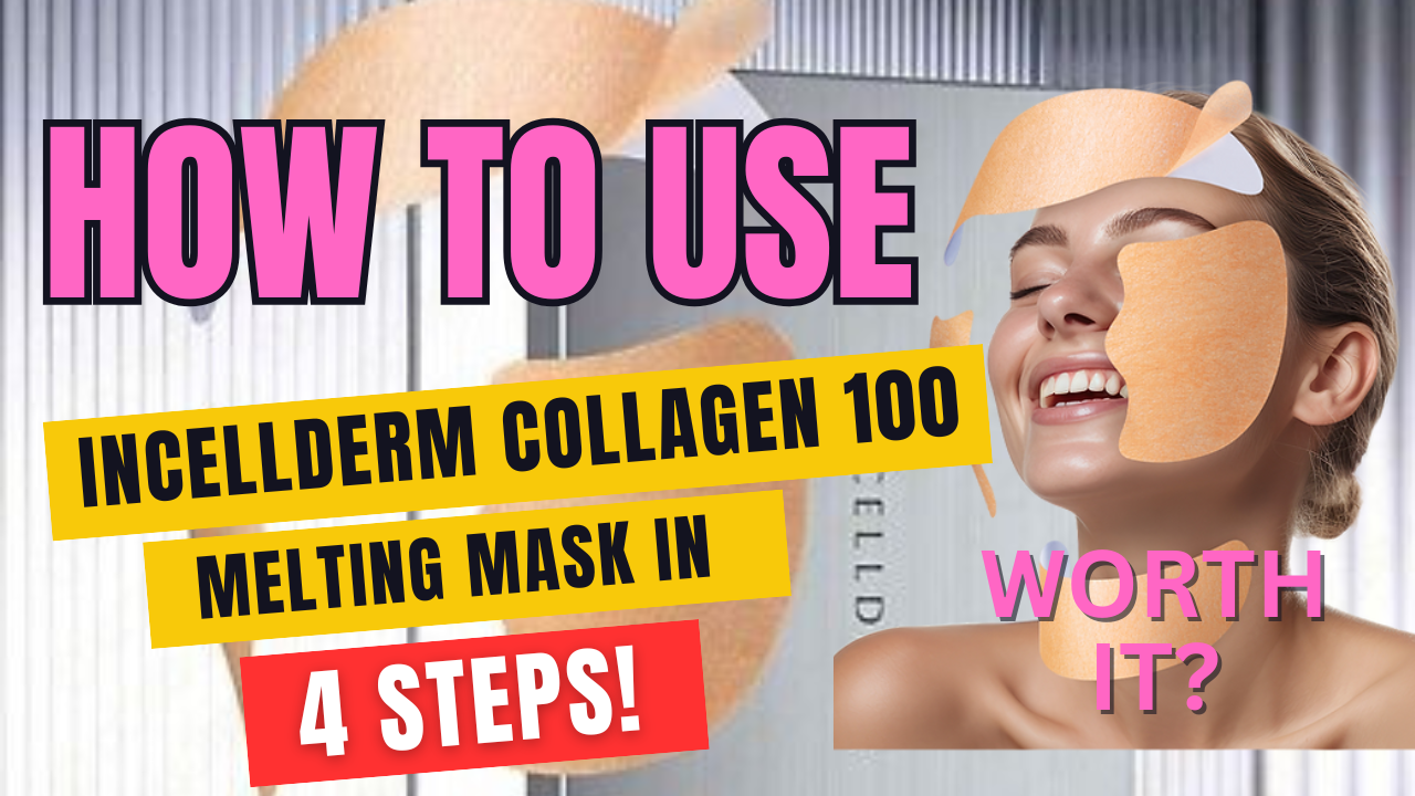Load video: How To Use the ICD InCellDerm Collagen Melting Sheet Mask
