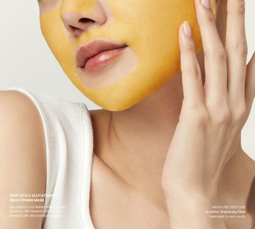 Medicube Deep Vita C Glutathione Brightening Beauty Mask