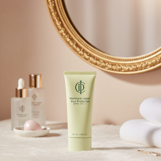 Riman ICD Moisture Layer Sunscreen tube with SPF 50+ for hydration and broad spectrum protection.