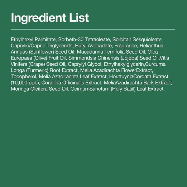 Ingredient list for Anua Heartleaf Pore Control Cleansing Oil, featuring natural oils and extracts.
