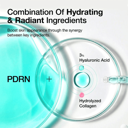 Combination of hydrating and radiant ingredients for Anua PDRN Hyaluronic Acid Capsule 100 Serum.