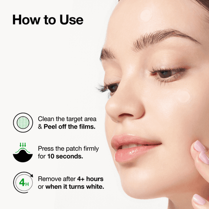 How to use Anua Triple Acid Spot Care Microdart Patch: clean, press, and remove for best results.