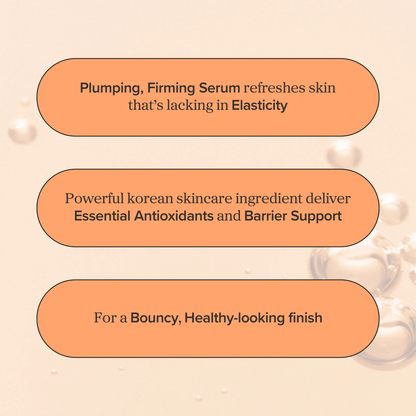 Beauty of Joseon Revive Serum Ginseng + Snail Mucin Plumping, Firming Serum claims to refresh skin lacking elasticity with essential antioxidants for a bouncy, healthy-looking finish.