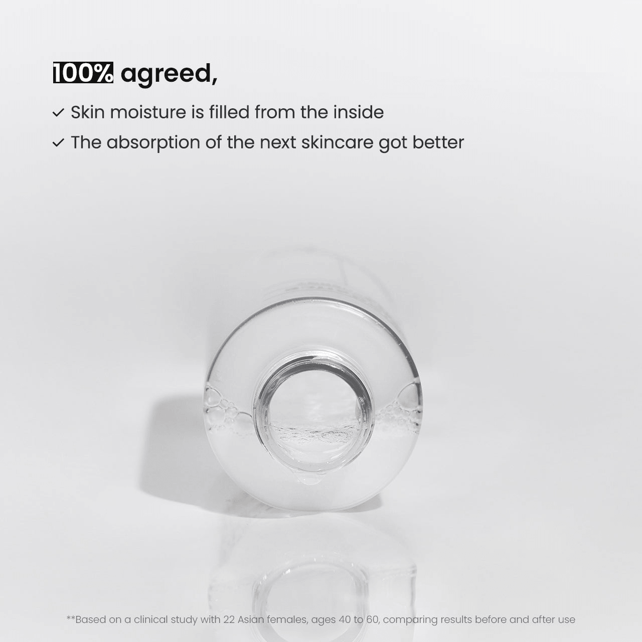Biodance First Synergy Toner bottle showcasing hydration benefits and skincare absorption results.