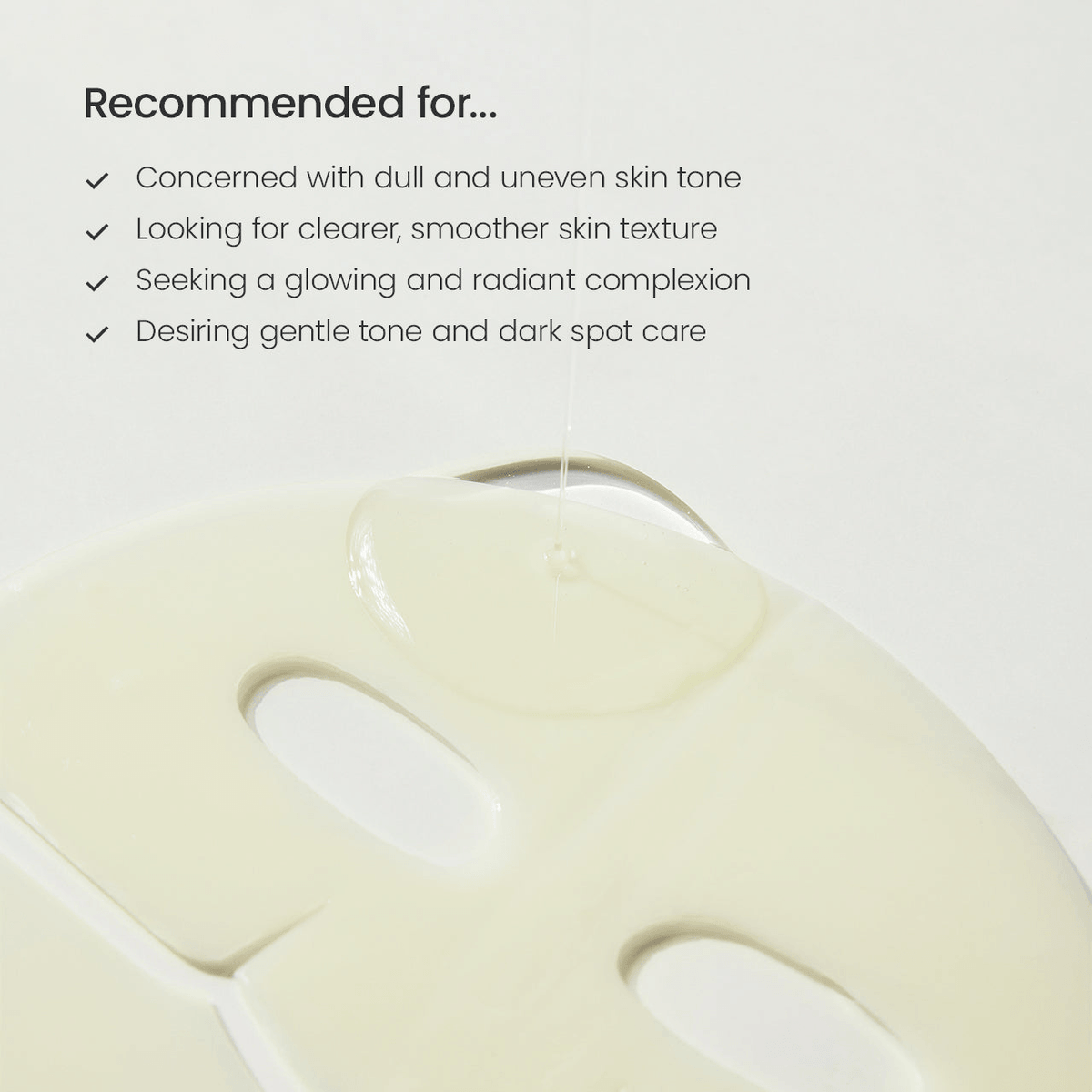 Biodance Radiant Vita Niacinamide Real Deep Mask recommended for dull skin and dark spot care