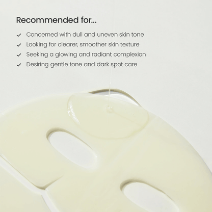 Biodance Radiant Vita Niacinamide Real Deep Mask recommended for dull skin and dark spot care
