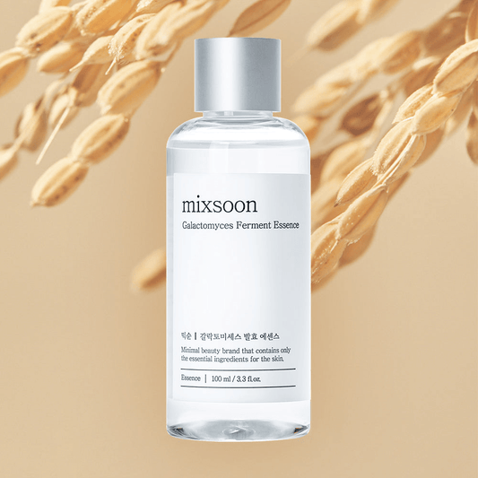 mixsoon Galactomyces Essence in a sleek bottle, perfect for brightening and hydrating skin.