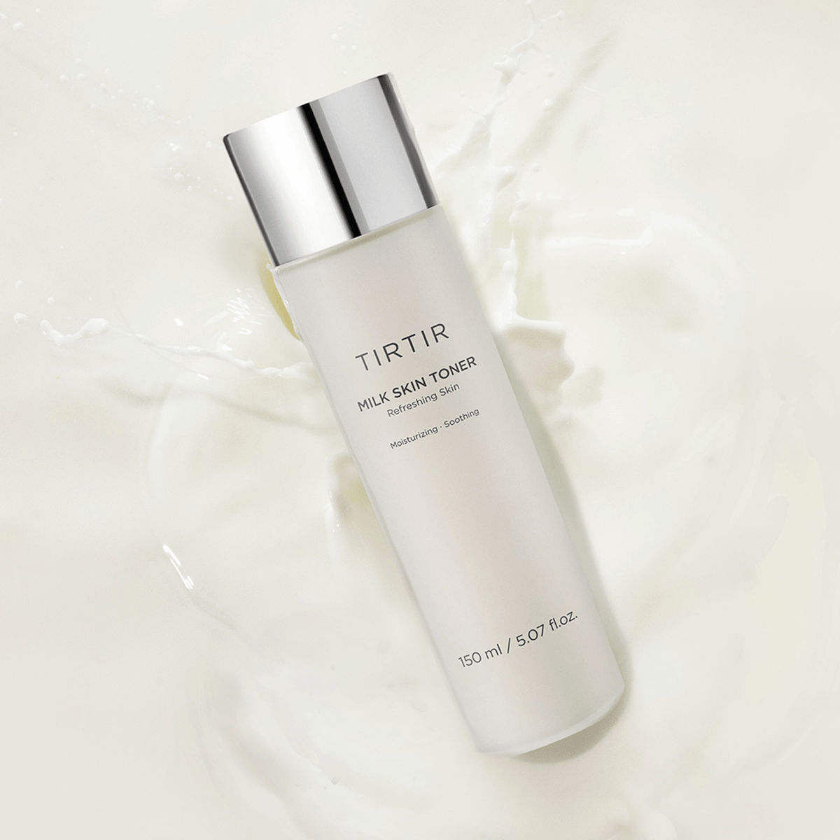 TIRTIR Milk Skin Toner | Korean Skincare Products in a sleek bottle, perfect for hydrating and brightening skin.